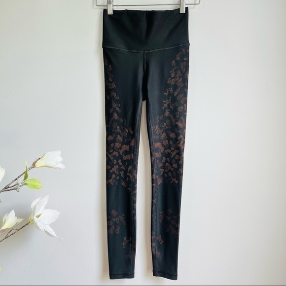 Lululemon Mapped out Camo leggings in black/ burnt orange G77 - Picture 5 of 10